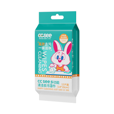 cc see三希羽绒服去渍湿巾清洁去油污家用便携装小包毛衣卫衣免洗