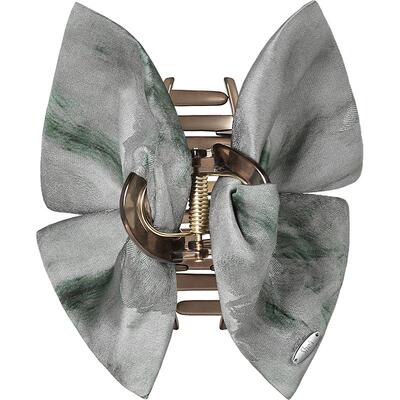 shes茜子艺术印花蝴蝶结竖抓夹