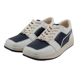 CALVINLUO 荔枝纹方头低帮球鞋 23春夏 藏青/墨绿/酒红 男女同款