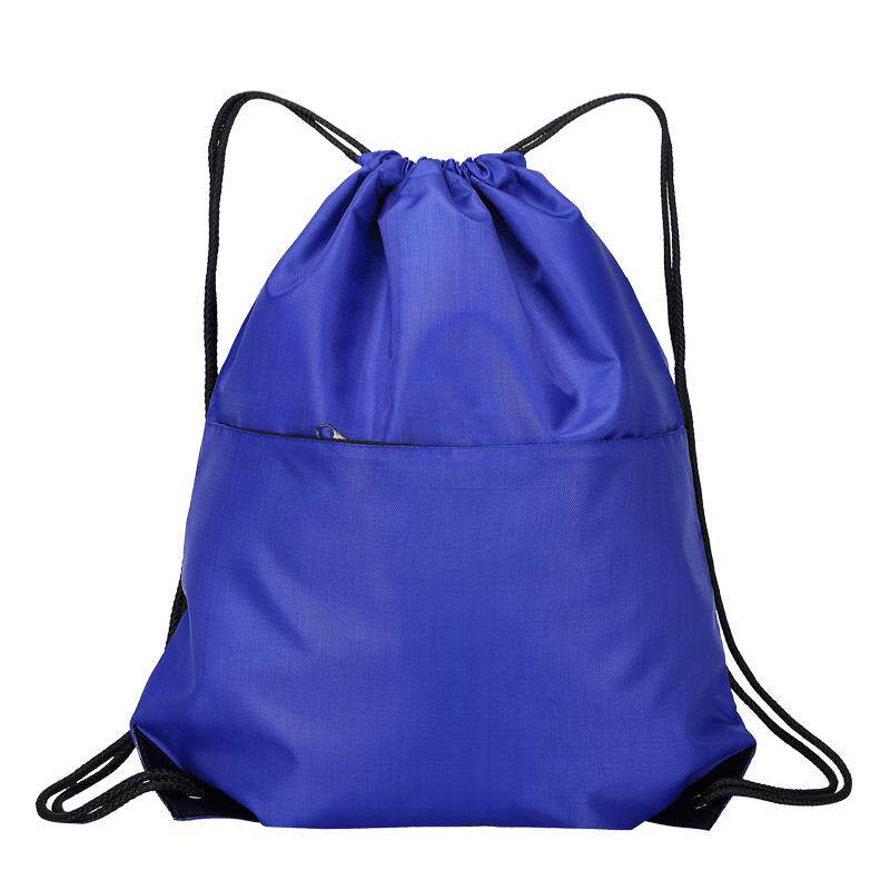 简约抽绳束口袋双肩包运动