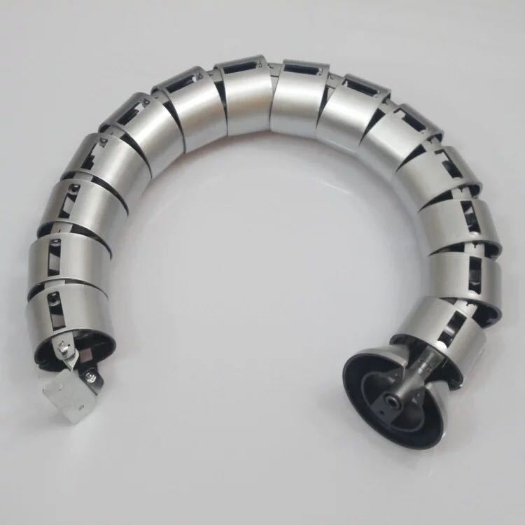 厂家批发电脑穿线条加厚槽办公桌电线家具配件藏穿线蛇形盒管