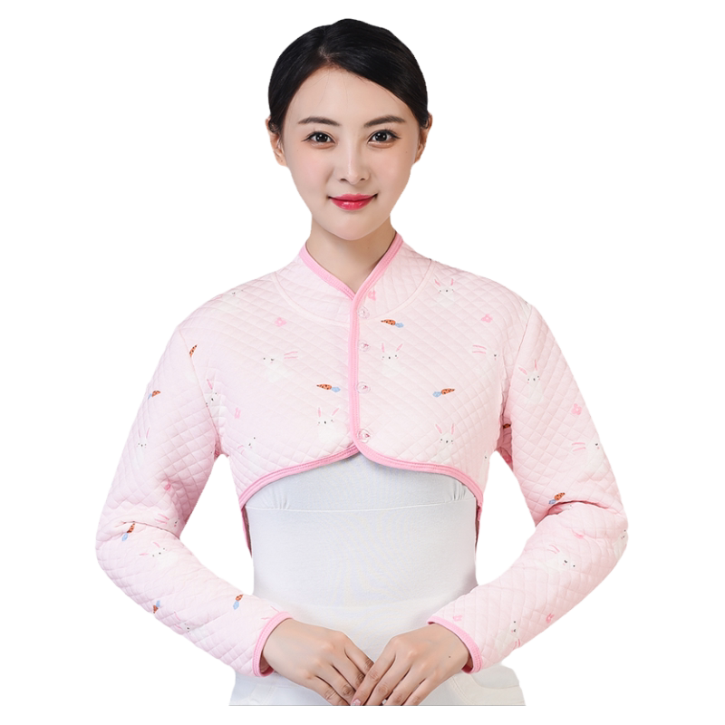 四季纯棉月子护肩坎肩