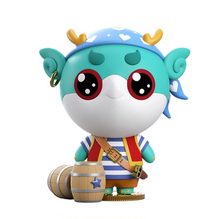 大中华寻宝记盲盒神兽顶呱呱系列大航海摆件潮流玩具手办公仔礼物