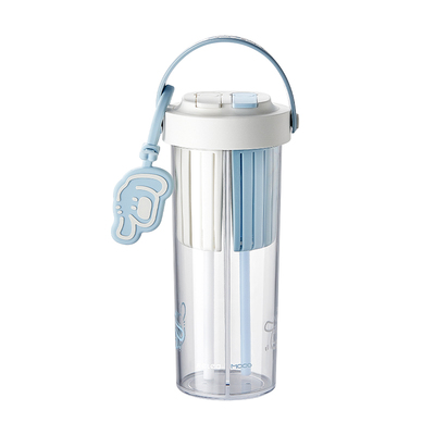 物生物分仓双饮大容量吸管杯