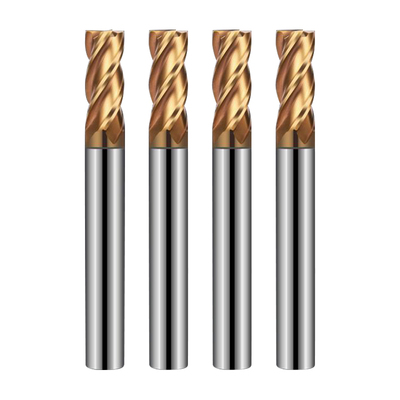 60度涂层钨钢铣刀四刃平头立铣刀