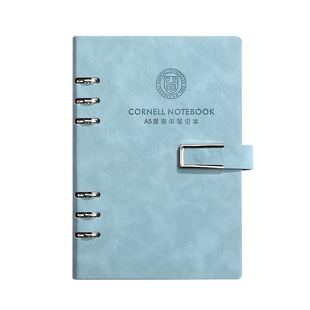 A4康奈尔5r记忆法活页笔记本本子B5高颜值简约大学生考研法考大号加厚可拆卸活页纸替芯初中生活页本A5不硌手