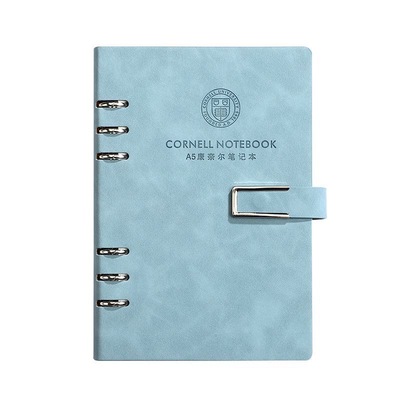A4康奈尔5r记忆法活页笔记本本子B5高颜值简约大学生考研法考大号加厚可拆卸活页纸替芯初中生活页本A5不硌手