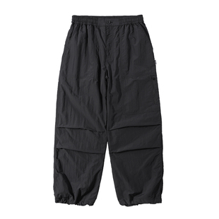 RESTICK「山影2.0」机能加绒伞兵裤男冬季保暖防水冲锋裤工装长裤