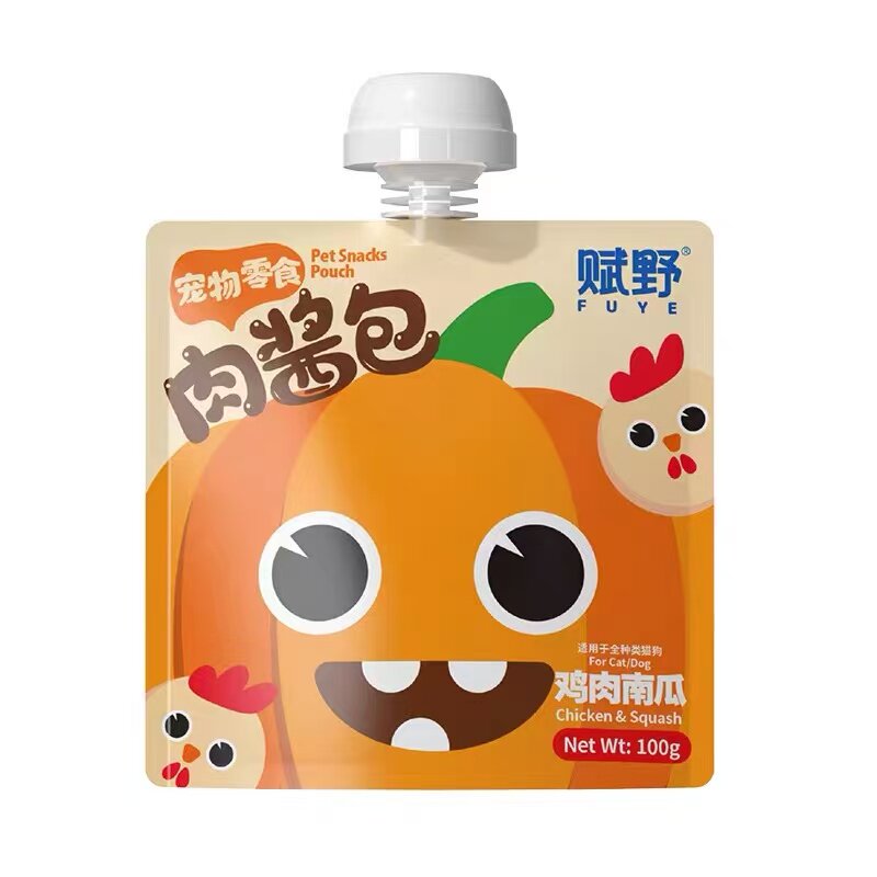 呢咔肉酱包鸡肉羊奶三文鱼南瓜猫咪狗狗通用拌粮补水包邮