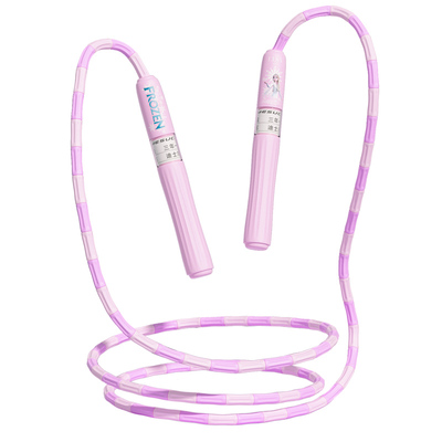 爱莎竹节跳绳儿童幼儿园初学小学生专用不打结大班宝宝可签名考试