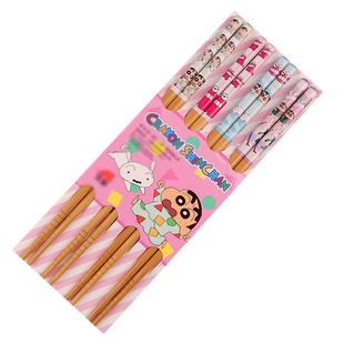 18-21cm外贸儿童三丽鸥Kitty卡通米奇筷子3-12岁餐具礼物防滑竹筷
