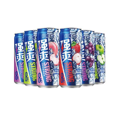 RIO/锐澳强爽系列多口味6罐8度330ml*6罐