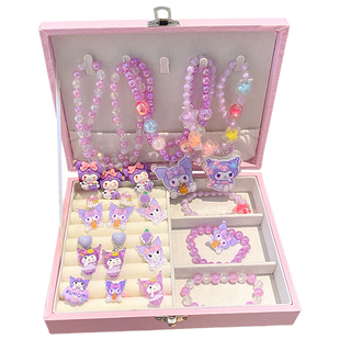 库路米项链发饰礼盒套装女孩公主手饰品首饰女童生日礼物2026新款