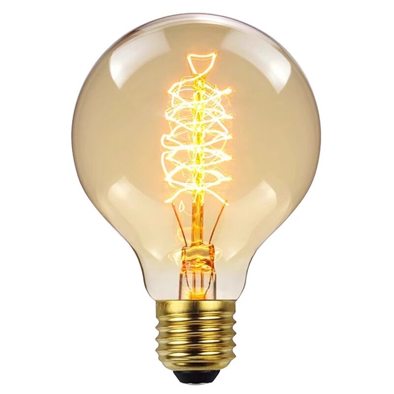 可调光钨丝灯泡爱迪生E27螺口老式白炽省电灯胆复古怀旧暖黄光40W