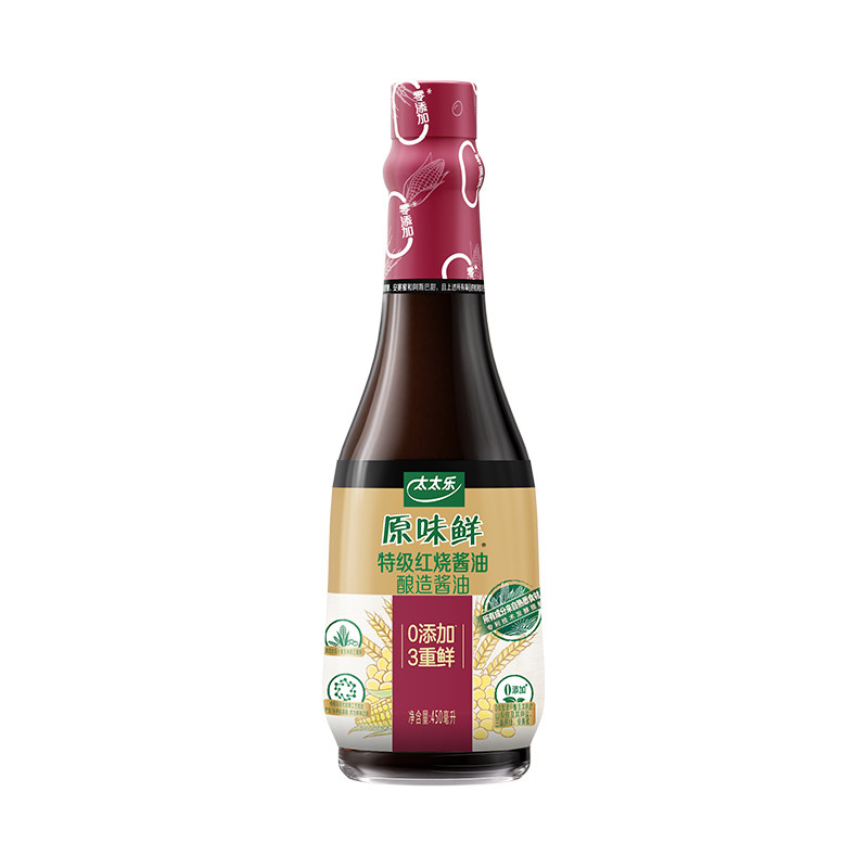 太太乐原味鲜特级红烧酱油0添加