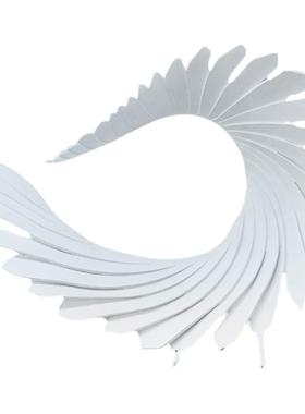 不锈钢翅膀浪花雕塑定制抽象不规则镜面户外广场别墅景观园林摆件