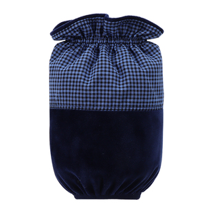 新款格子拼接袖套短款羽绒服护袖女工作专用秋冬家务干活耐脏套袖