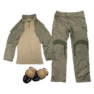 战术汤姆 国产军迷GEN3游骑兵绿G3蛙皮RG绿 战术服户外运动作训服