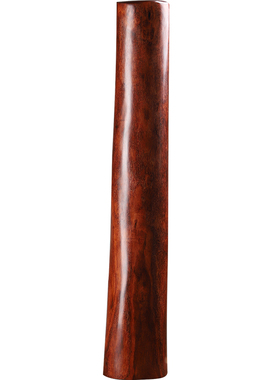 印度小叶紫檀木雕横财摆件风水柱