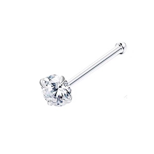 925纯银鼻钉女超闪AAA锆石迷你小钻欧美个性简约百搭穿刺男耳骨钉