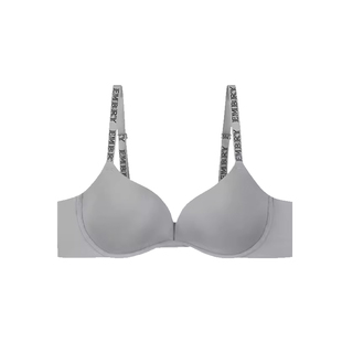 【印记系韧性支撑安莉芳字母肩带3d软支撑文胸女小胸聚拢内衣光面