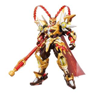 启蒙积木拼装玩具齐天大圣金箍棒机甲孙悟空手办儿童男孩子QQ飞车