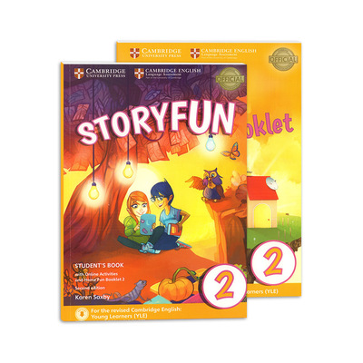 正版剑桥官方小学英语YLE一级考试书第二版Story fun for Starters学生用书带在线自学账号和练习册Storyfun 234561学生套装中图网