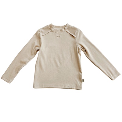 百搭舒适男童软糯弹力长袖T恤