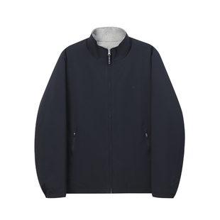 NAUTICA/诺帝卡男装春季防泼水双面穿莱卡立领夹克JO5102