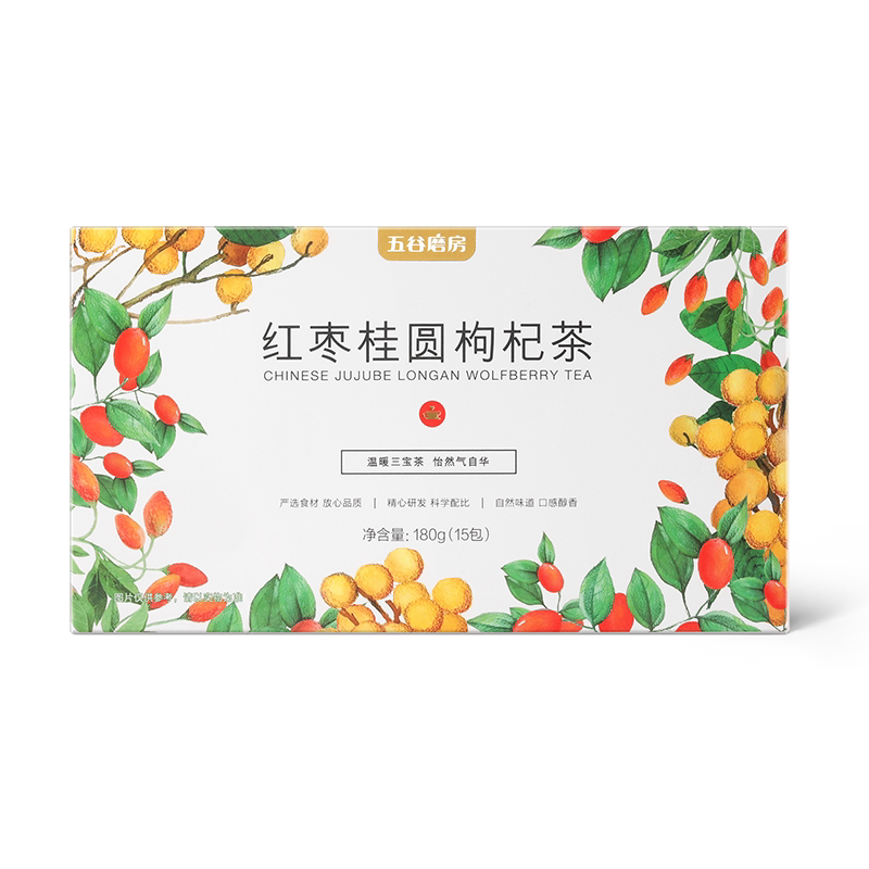 五谷磨房红枣桂圆枸杞茶女性饮品组合花茶办公室养生茶防潮袋装 饮谷实拍商品图