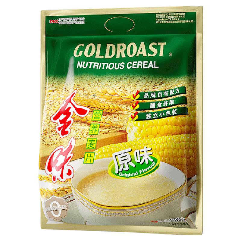 【送红藜麦】金味原味营养燕麦片600g即食早餐冲饮速食代餐零食