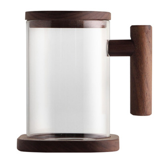 木笙玩物办公室玻璃茶杯茶水分离杯子泡茶水杯女士个人专用花茶杯