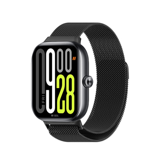 适用红米watch456手表带磁吸米兰尼斯小米8910proNFC金属透气腕带