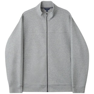 NAUTICA/诺帝卡男装25秋冬新品柔软带弹莱卡立领卫衣外套KO5308