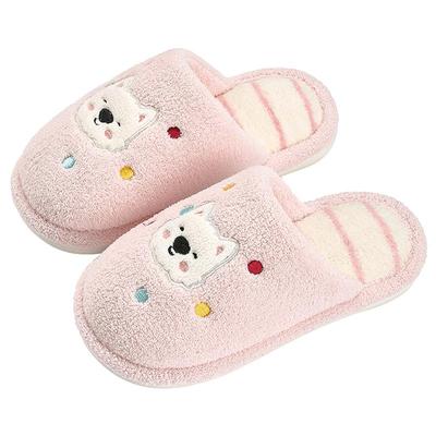 幸福玛丽卡通可爱儿童棉拖鞋