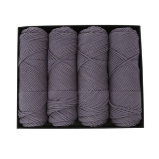 八股情人棉手工diy编织围巾围脖牛奶棉8股粗毛线团专用棒针材料包