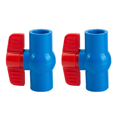 顶建pvc球阀蓝色规格全厂家直销