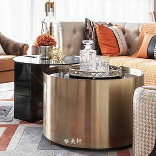 意大利组合茶几轻奢现代创意边几设计师小户型矮小桌子ins北欧风