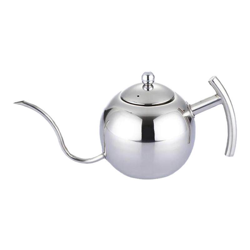 不锈钢泡茶壶水壶长嘴花茶壶油壶烧水壶带过滤网家用饭店餐厅酒店