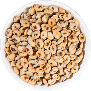 正宗炒白扁豆中药材500g/250克药用新货熟白扁豆干货白扁豆可打粉