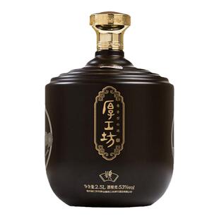 厚工坊五年窖藏颂 贵州53度酱香白酒 纯粮食坤沙 礼盒坛装2.5L
