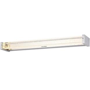 雷士照明镜前灯 led卫生间浴室厕所水晶壁灯不锈钢化妆镜柜灯网红