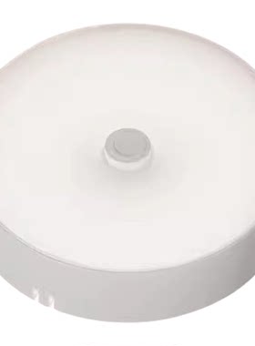 圆形小夜灯磁吸充电卧室床头厕所楼梯书桌睡眠护眼可调亮度节能灯