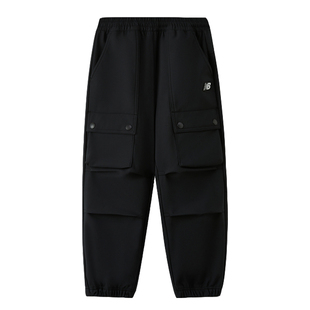 New Balance NB童装25冬款男女儿童三防保暖加绒工装裤子7TF44063