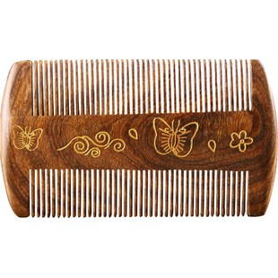 篦子虱子梳超密齿加密梳子细刮头头发的蓖檀木女去头屑老式头虱除