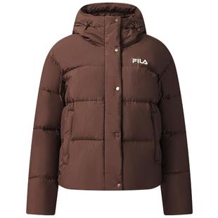 FILA 斐乐官方女士羽绒服2025冬季新款时尚休闲宽松保暖立领外套
