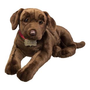 FAO毛绒玩具拉布拉多小狗羊驼睡觉抱枕狗狗公仔儿童女孩礼物正版