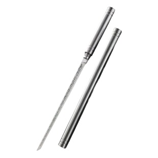 水果刀霸王棍全钢小茶刀锋利高硬度户外小直刀随身便携迷你筒子刀