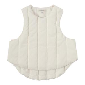 benebene秋冬绗缝保暖马夹男女儿童侧开围围兜式防风羽绒内胆背心