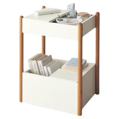 日式多功能沙发边几可移动收纳柜